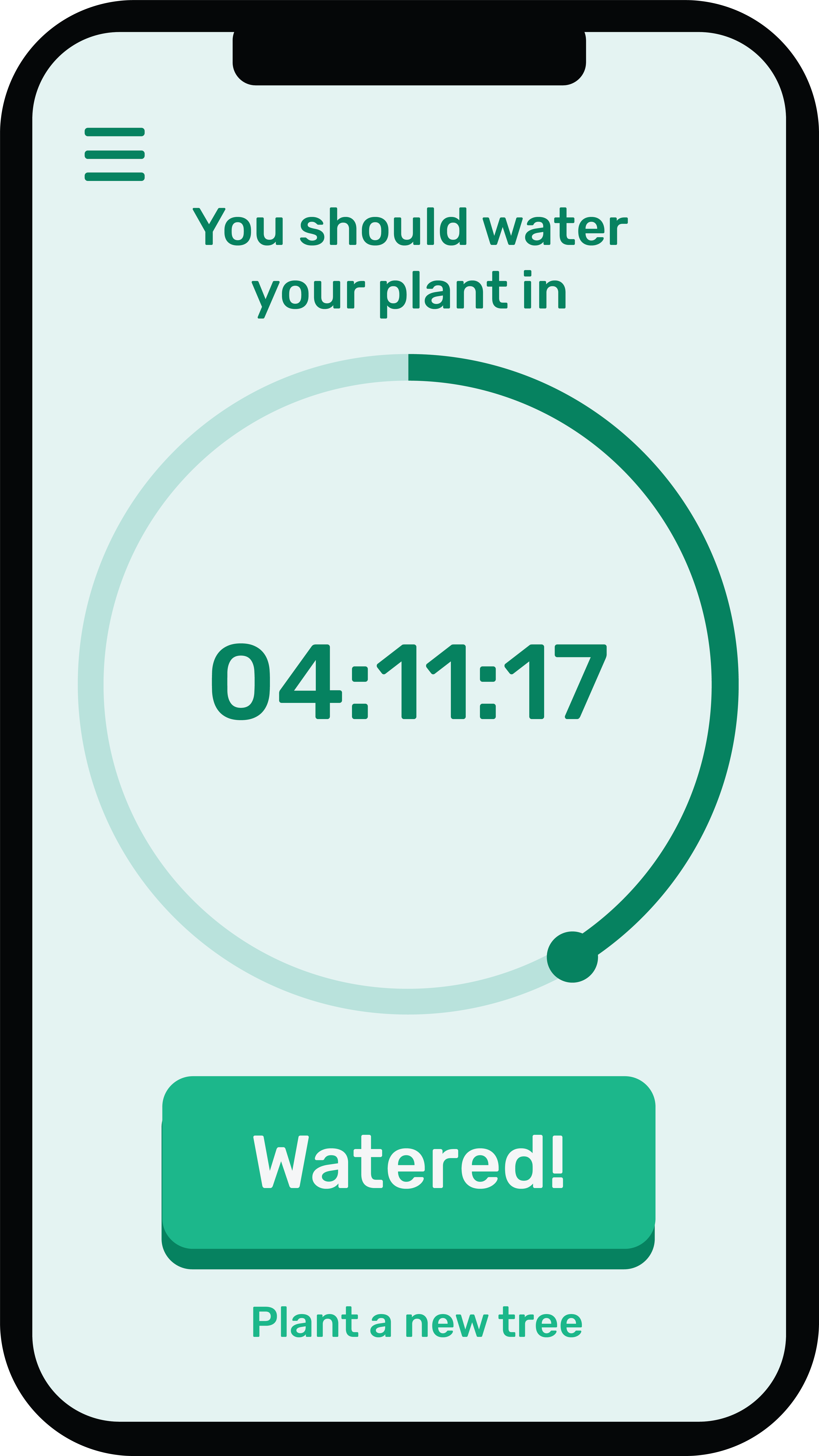 iPhone app
            preferences selection screen