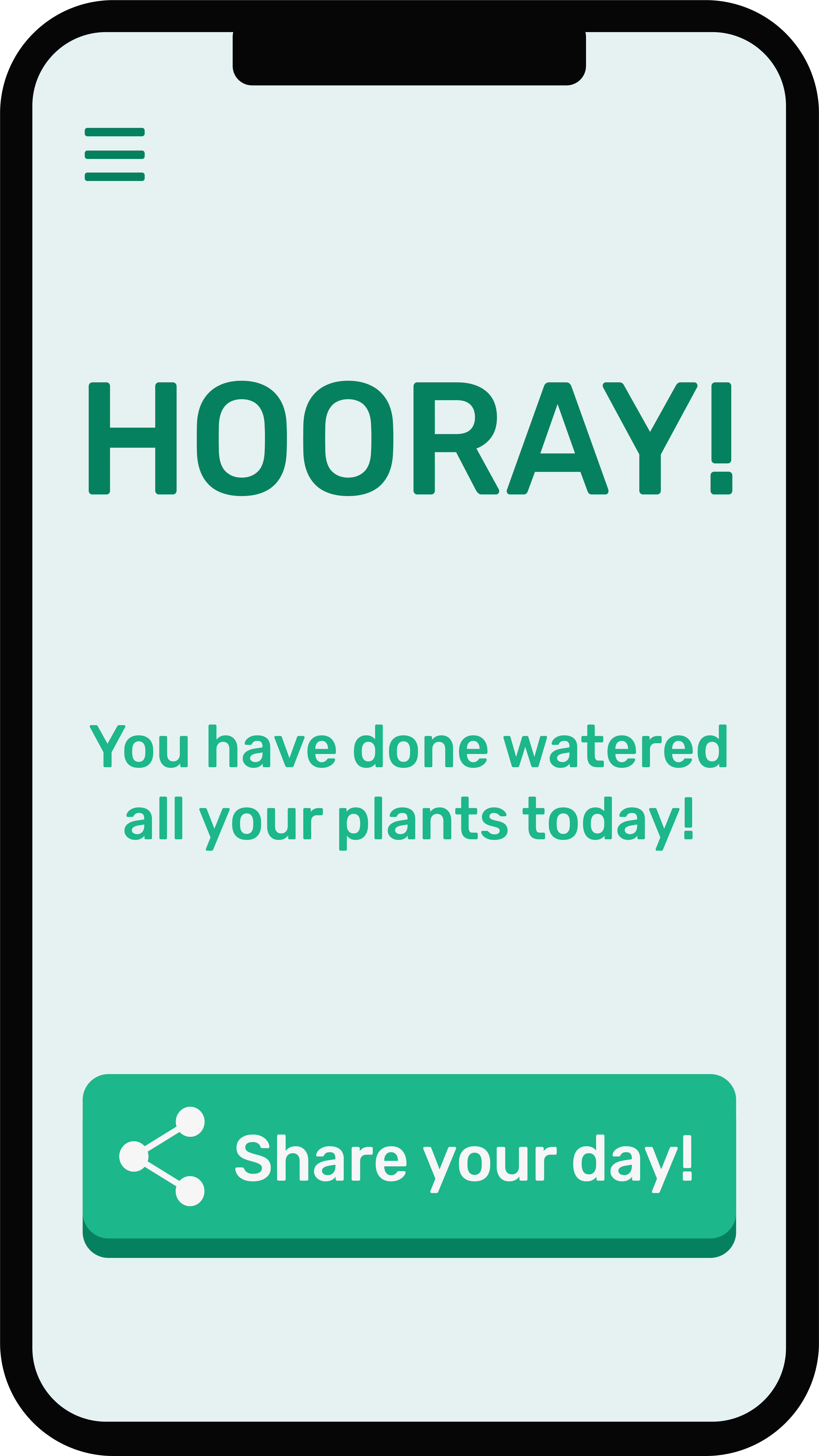 iPhone app
            delivery screen